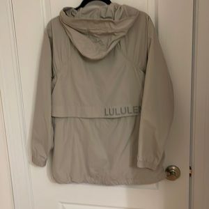 Lululemon rain resistant 3/4 zip jacket.  Only worn a few times.